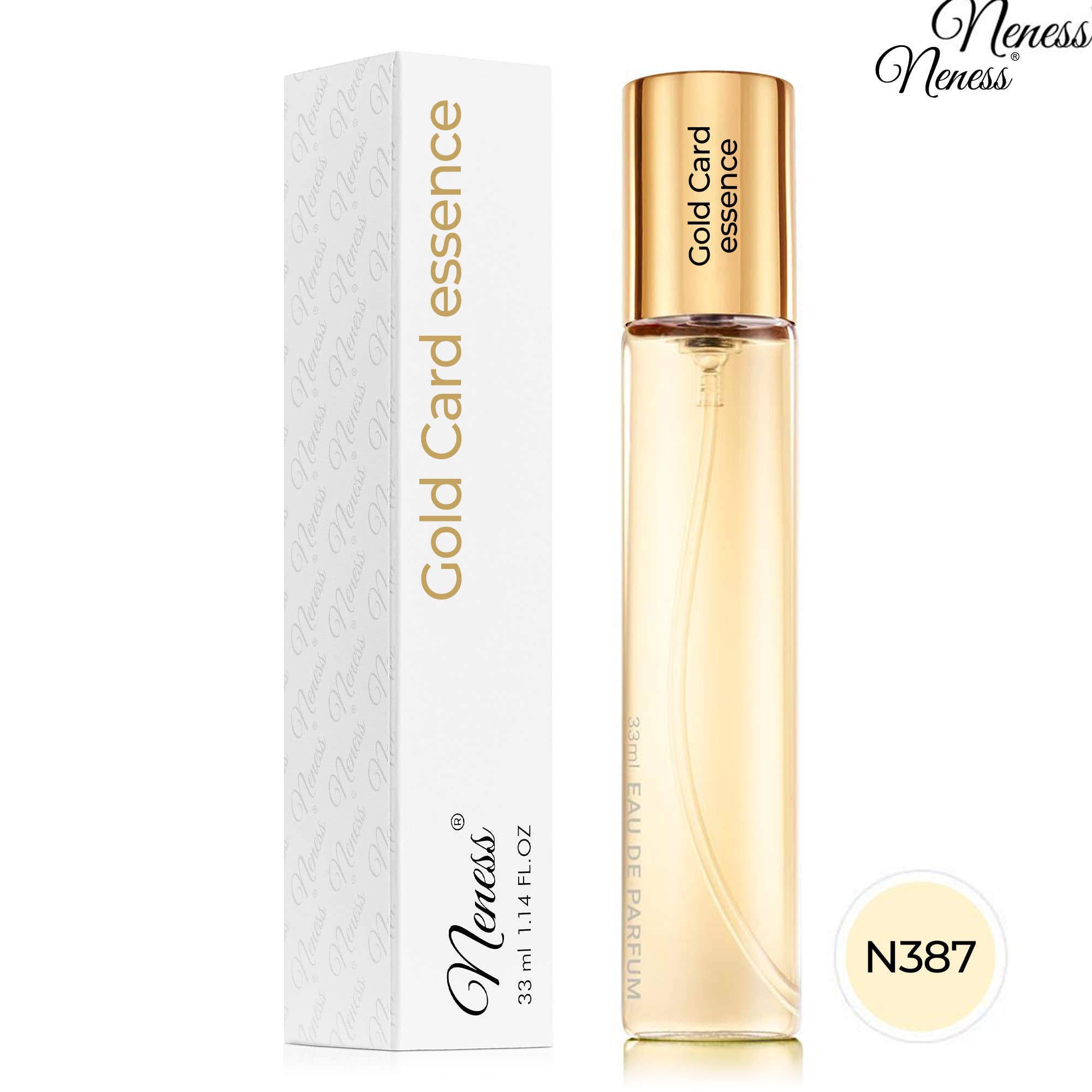 N387 - Gold Card Essence 33 ml - zamiennik Pacco Rabane 1 Million Elixir