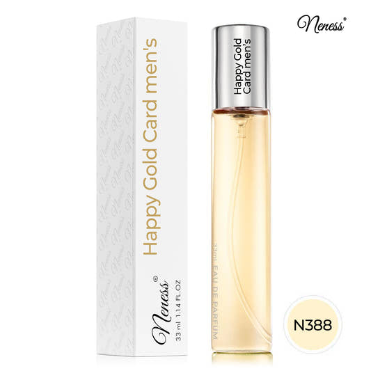 N388 - Happy Gold Card Men's 33 ml - zamiennik Pacco Rabane 1 Million Lucky