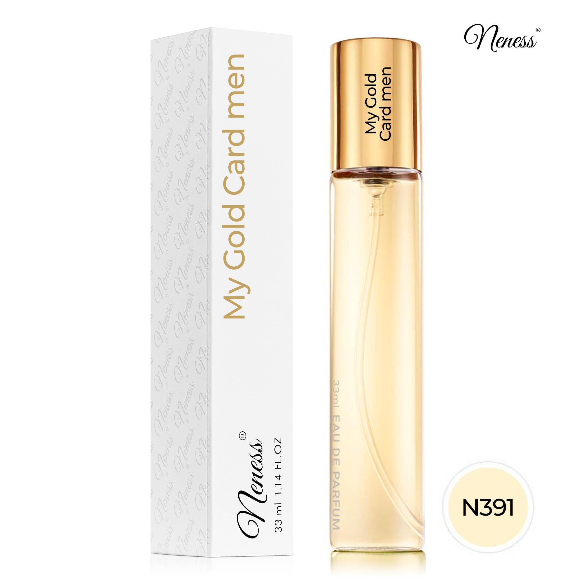 N391 - My Gold Card Men 33 ml - zamiennik Pacco Rabane 1 Million Privee