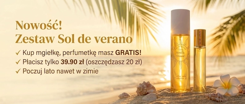 Zestawy 1+1 Mgoełki zapachowe Sol de Verano + Perfumetki 33 ml