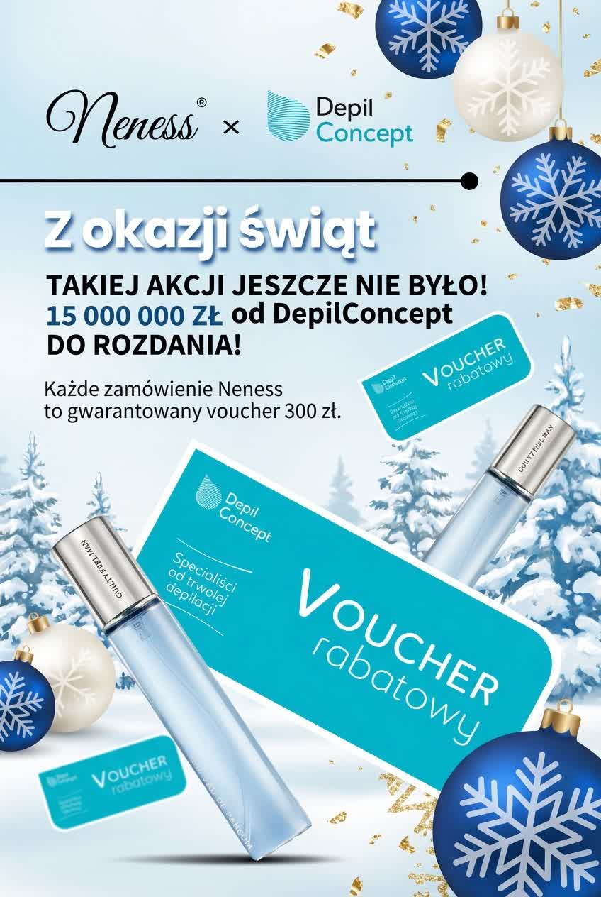 15 000 000 zł do rozdania w voucherach do DepilConcept