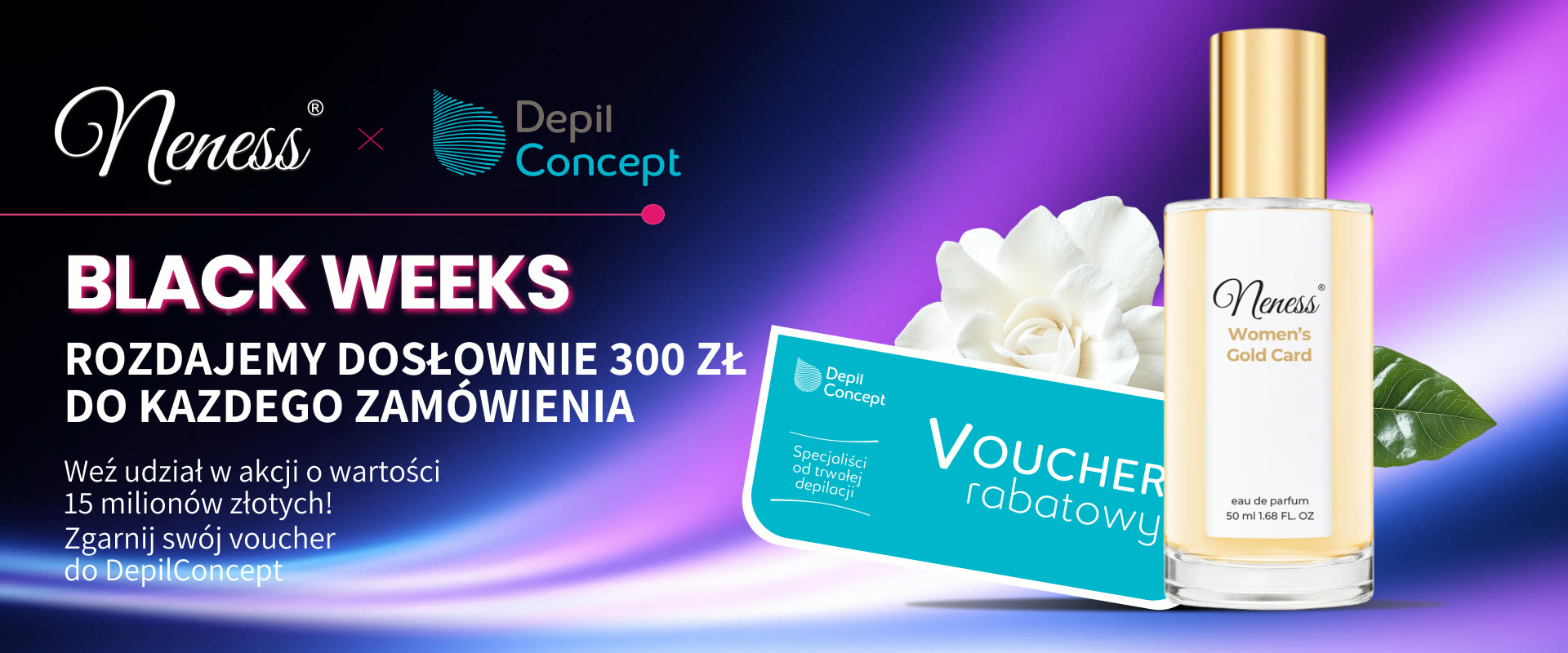 15 000 000 zł do rozdania w voucherach do DepilConcept